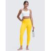 imageCRZ YOGA Brushed Naked Feeling Workout Leggings 25  High Waisted Gym Compression Tummy Control Womens Yoga PantsHigh Visibility Yellow
