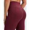imageCRZ YOGA Brushed Naked Feeling Workout Leggings 25  High Waisted Gym Compression Tummy Control Womens Yoga PantsRed Merlot