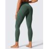 imageCRZ YOGA Butterlift Workout Leggings 25  High Waisted Pilates Gym Athletic Womens Yoga Pants Buttery SoftDark Forest Green