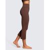 imageCRZ YOGA Butterluxe Capris Flare Leggings 23  Bootcut High Waisted Womens Yoga Pants Cropped CasualCoffee Brown