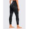 imageCRZ YOGA Butterluxe Crossover Waist Leggings 25  V Crossover High Waisted Gym Workout Yoga WomensBlack Tie Dye Flowers