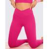 imageCRZ YOGA Butterluxe Crossover Waist Leggings 25  V Crossover High Waisted Gym Workout Yoga WomensGranita Pink