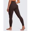 imageCRZ YOGA Butterluxe Crossover Waist Leggings 25  V Crossover High Waisted Gym Workout Yoga WomensHot Fudge Brown