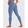 imageCRZ YOGA Butterluxe Crossover Waist Leggings 25  V Crossover High Waisted Gym Workout Yoga WomensOasis Blue