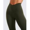 imageCRZ YOGA Butterluxe Crossover Waist Leggings 25  V Crossover High Waisted Gym Workout Yoga WomensOlive Green