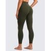imageCRZ YOGA Butterluxe Crossover Waist Leggings 25  V Crossover High Waisted Gym Workout Yoga WomensOlive Green