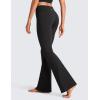 imageCRZ YOGA Butterluxe Low Rise Flare Leggings 32  Bootcut Buttery Soft Lounge Casual Womens Yoga Pants with PocketBlack