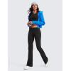 imageCRZ YOGA Butterluxe Low Rise Flare Leggings 32  Bootcut Buttery Soft Lounge Casual Womens Yoga Pants with PocketBlack