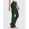 imageCRZ YOGA Butterluxe Low Rise Flare Leggings 32  Bootcut Buttery Soft Lounge Casual Womens Yoga Pants with PocketLegend Green