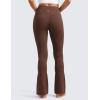 imageCRZ YOGA Butterluxe Mini Flared Leggings 3031533  High Waist Bootcut Casual Lounge Women Yoga Pants with PocketCoffee Brown