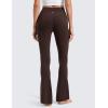 imageCRZ YOGA Butterluxe Mini Flared Leggings 3031533  High Waist Bootcut Casual Lounge Women Yoga Pants with PocketHot Fudge Brown