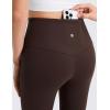 imageCRZ YOGA Butterluxe Mini Flared Leggings 3031533  High Waist Bootcut Casual Lounge Women Yoga Pants with PocketHot Fudge Brown