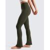 imageCRZ YOGA Butterluxe Mini Flared Leggings 3031533  High Waist Bootcut Casual Lounge Women Yoga Pants with PocketOlive Green