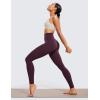 imageCRZ YOGA Butterluxe Super High Waist Leggings 28  Full Length Buttery Soft Womens Yoga Pants Over BellyDeep Purple