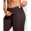 imageCRZ YOGA Butterluxe Super High Waist Leggings 28  Full Length Buttery Soft Womens Yoga Pants Over BellyHot Fudge Brown