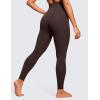 imageCRZ YOGA Butterluxe Super High Waist Leggings 28  Full Length Buttery Soft Womens Yoga Pants Over BellyHot Fudge Brown