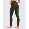 imageCRZ YOGA Butterluxe Super High Waist Leggings 28  Full Length Buttery Soft Womens Yoga Pants Over BellyOlive Green