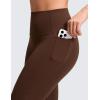 imageCRZ YOGA Butterluxe Workout Capri Leggings Pockets 19  High Waisted Gym Womens Yoga Crop Pants Buttery SoftLava Brown