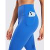 imageCRZ YOGA Butterluxe Workout Capri Leggings Pockets 19  High Waisted Gym Womens Yoga Crop Pants Buttery SoftSparkle Blue