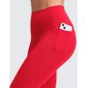 imageCRZ YOGA Butterluxe Workout Capri Leggings Pockets 23  High Waist Gym Womens Crop Pants Yoga Buttery SoftAurora Red