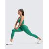 imageCRZ YOGA Butterluxe Workout Capri Leggings Pockets 23  High Waist Gym Womens Crop Pants Yoga Buttery SoftCascadia Green