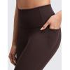 imageCRZ YOGA Butterluxe Workout Capri Leggings Pockets 23  High Waist Gym Womens Crop Pants Yoga Buttery SoftHot Fudge Brown