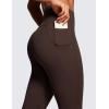 imageCRZ YOGA Butterluxe Workout Leggings Pockets 28  High Waisted Gym Womens Yoga Pants Running Buttery SoftHot Fudge Brown