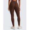 imageCRZ YOGA Butterluxe Workout Leggings Pockets 28  High Waisted Gym Womens Yoga Pants Running Buttery SoftLava Brown
