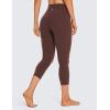 imageCRZ YOGA Butterluxe Yoga Capris Leggings 21  High Waisted Buttery Soft Lounge Womens Crop PantsTaupe