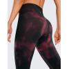 imageCRZ YOGA Butterluxe Yoga Leggings 25  High Waisted Buttery Soft Womens Workout Lounge PantsBurgundy Tie Dye Flowers
