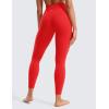 imageCRZ YOGA Butterluxe Yoga Leggings 25  High Waisted Buttery Soft Womens Workout Lounge PantsDeep Red