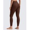 imageCRZ YOGA Butterluxe Yoga Leggings 25  High Waisted Buttery Soft Womens Workout Lounge PantsLava Brown