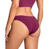 imageCRZ YOGA Low Waisted Bikini Bottom for Women  Cheeky Basic Bathing Swimsuit Swim BriefsFuchsia