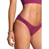 imageCRZ YOGA Low Waisted Bikini Bottom for Women  Cheeky Basic Bathing Swimsuit Swim BriefsFuchsia