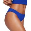 imageCRZ YOGA Low Waisted Bikini Bottom for Women  Cheeky Basic Bathing Swimsuit Swim BriefsWaves Blue