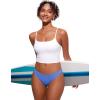 imageCRZ YOGA Low Waisted Bikini Bottom for Women  Cheeky Basic Bathing Swimsuit Swim BriefsWild Indigo