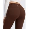 imageCRZ YOGA Matte Thermal Fleece Lined Leggings 25  Casual Lounge Workout Womens Yoga High Waisted Pants Winter WarmLava Brown