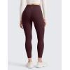 imageCRZ YOGA Matte Thermal Fleece Lined Leggings 25  Casual Lounge Workout Womens Yoga High Waisted Pants Winter WarmRipe Plum