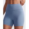 imageCRZ YOGA Secretsculpt Butterlift Biker Shorts 4  No Front Seam High Waisted Womens Workout Gym Booty Scrunch ButtWashed Denim