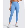 imageCRZ YOGA Secretsculpt Butterlift Workout Leggings 25  No Front Seam High Waisted Womens Yoga Pants Booty Scrunch ButtParty Blue