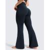 imageCRZ YOGA Softretch No Front Seam Flare Leggings 31  High Waisted Yoga Pants for Women Lounge Buttery Soft Comfy CasualTrue Navy