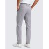imageCRZ YOGA Stretch Cotton Chino Pants for Men  3032 Breathable Work Casual Athletic Fit Twill Trousers with PocketsGull Gray