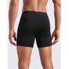 imageCRZ YOGA UltraSoft Modal Casual Boxer Briefs for Men 5  Lounge Underwear Double Lined Moisture Wicking Breathable 3 PackBlack 3pack