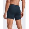 imageCRZ YOGA UltraSoft Modal Casual Boxer Briefs for Men 5  Lounge Underwear Double Lined Moisture Wicking Breathable 3 PackBlackGreyNavy