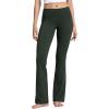 imageCRZ YOGA Butterluxe Low Rise Flare Leggings 32  Bootcut Buttery Soft Lounge Casual Womens Yoga Pants with PocketLegend Green