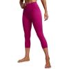 imageCRZ YOGA Butterluxe Yoga Capris Leggings 21  High Waisted Buttery Soft Lounge Womens Crop PantsMagenta Purple