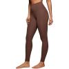 imageCRZ YOGA Butterluxe Yoga Leggings 28  High Waisted Womens Workout Lounge Pants Buttery SoftCoffee Brown