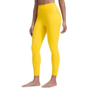 imageCRZ YOGA Brushed Naked Feeling Workout Leggings 25  High Waisted Gym Compression Tummy Control Womens Yoga PantsHigh Visibility Yellow