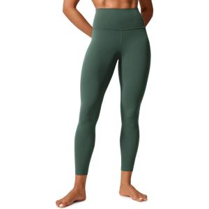 imageCRZ YOGA Butterlift Workout Leggings 25  High Waisted Pilates Gym Athletic Womens Yoga Pants Buttery SoftDark Forest Green