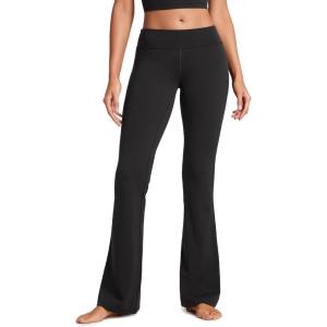 imageCRZ YOGA Butterluxe Low Rise Flare Leggings 32  Bootcut Buttery Soft Lounge Casual Womens Yoga Pants with PocketBlack